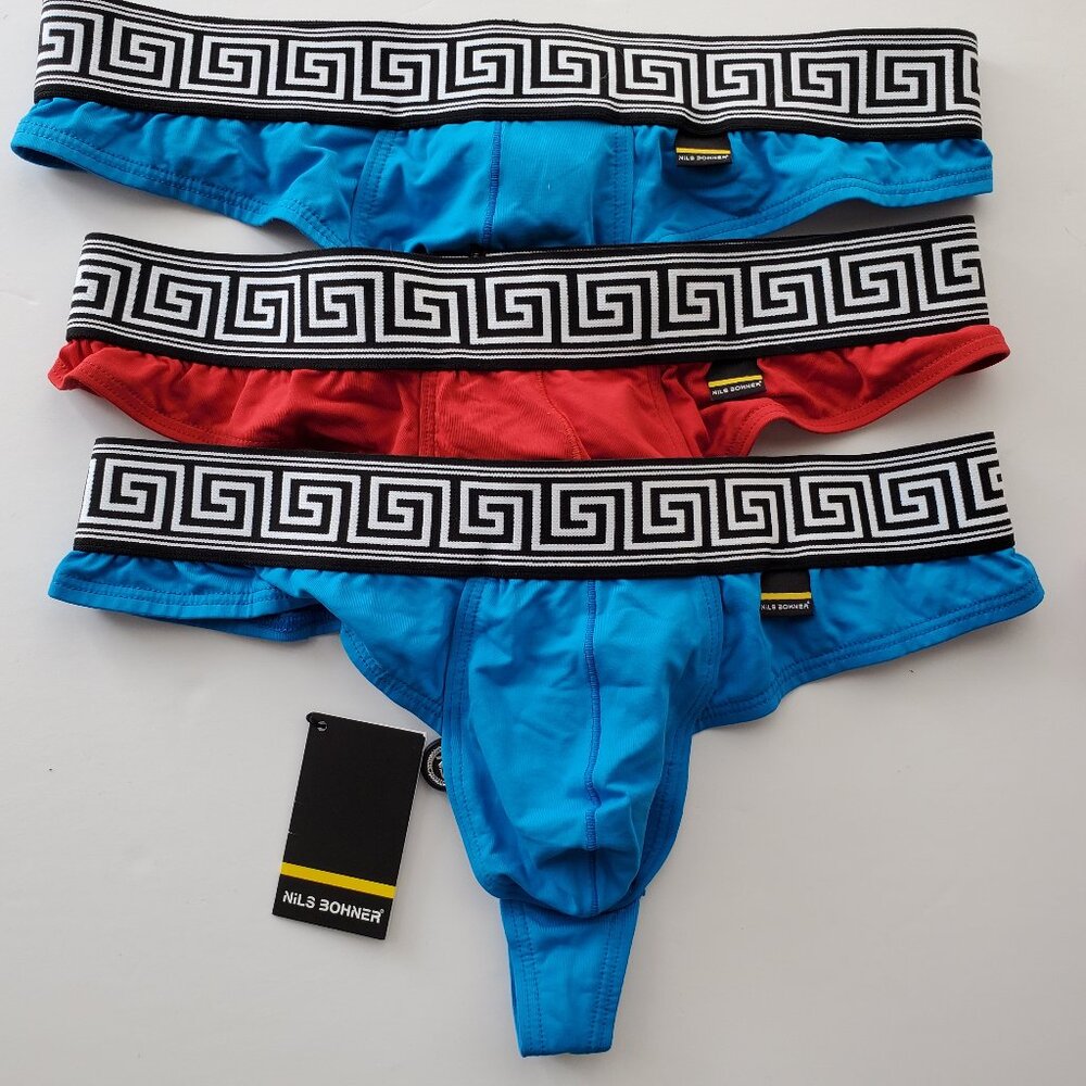 NILS BOHNER - Men's Thong Underwear - Medium -  Made in Germany - NWTS